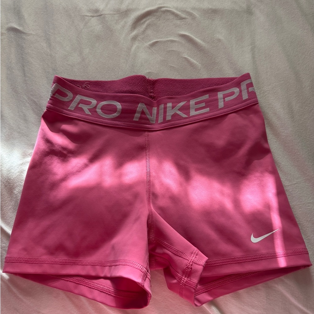 Nike Women's Bright Pink Athletic Shorts